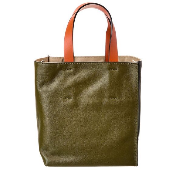 Marni Museo Mini Soft Leather Tote, Black - Picture 2 of 4